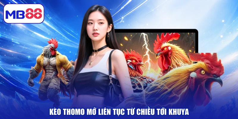 Kèo Thomo mở liên tục từ chiều tới khuya